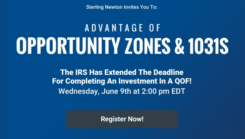 Advantage of Opportunity Zones & 1031S